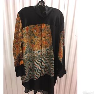 Oversized Silk Tunic